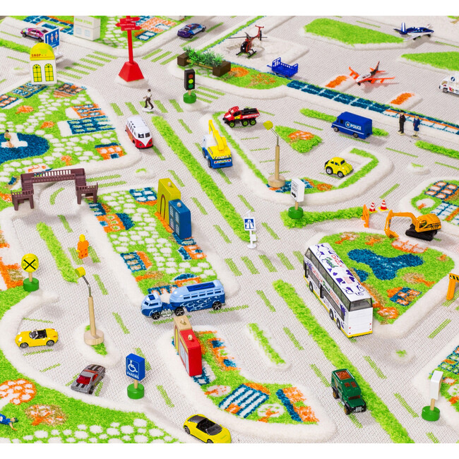 Mini City 3-D Activity Mat, XL - Transportation - 3