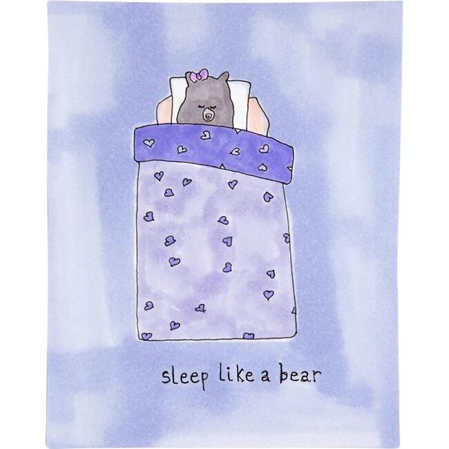 Sleep Like a Bear (Girl), 8" x 10" - Art - 1