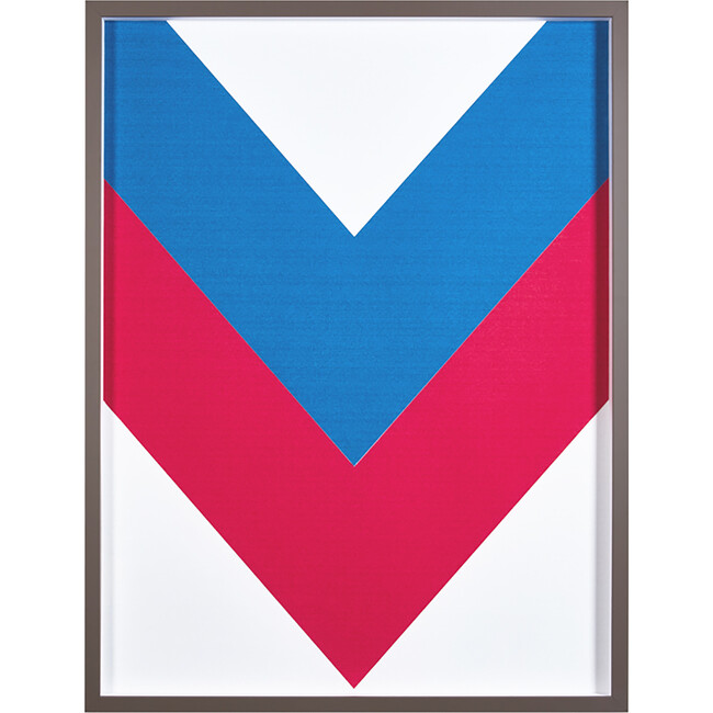 Red, White and Blue Chevron