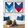 Red, White and Blue Chevron - Art - 2