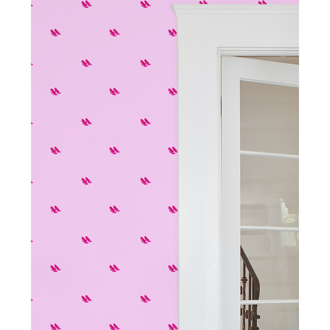 Barbie's Pink Pumps Removable Wallpaper, Lavender - Wallpaper - 3