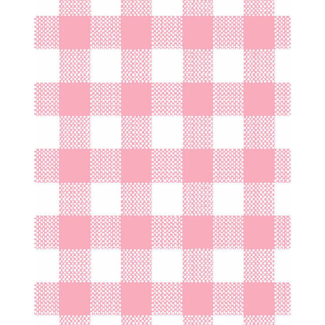 Barbie Gingham Removable Wallpaper, Bubblegum - Wallpaper - 3