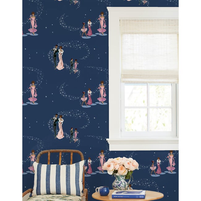 Barbie Starlight Christie Removable Wallpaper, Navy - Wallpaper - 2