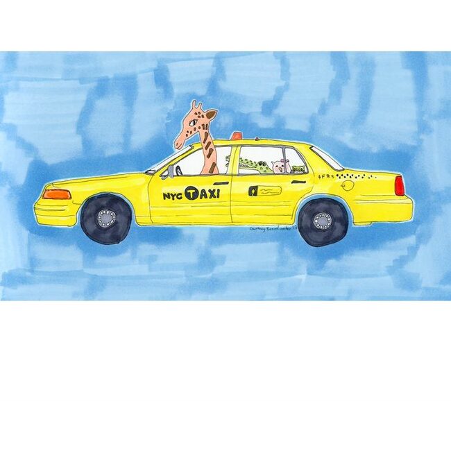 NYC Taxi, 8" x 14" - Art - 1