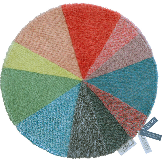 Pie Chart Woolable Rug, Multi