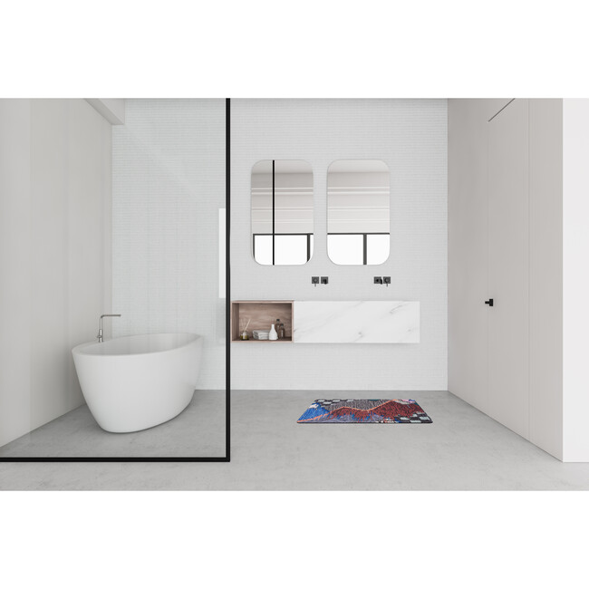 Upward Sweepable Shag Floormat, OG - Rugs - 5