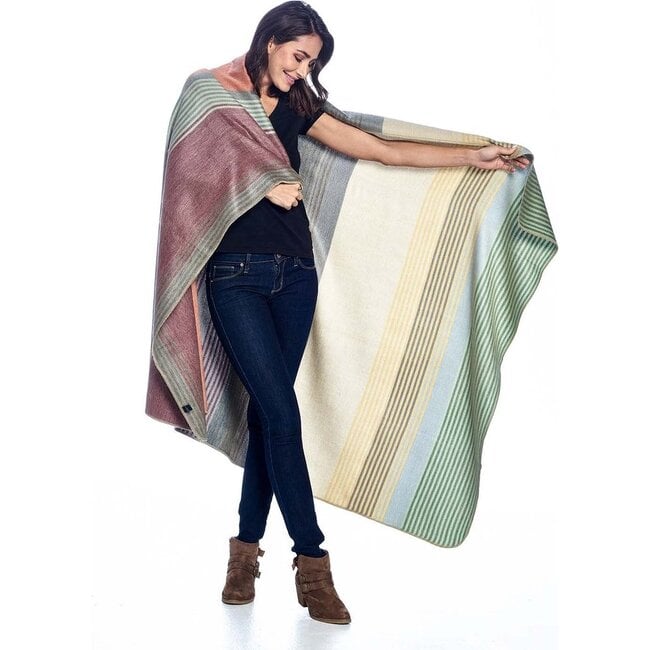 Alpaca Throw Blanket, Spectrum - Throws - 3