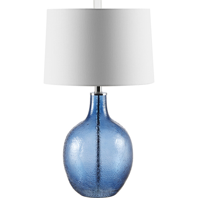 Nadine Glass Table Lamp, Blue