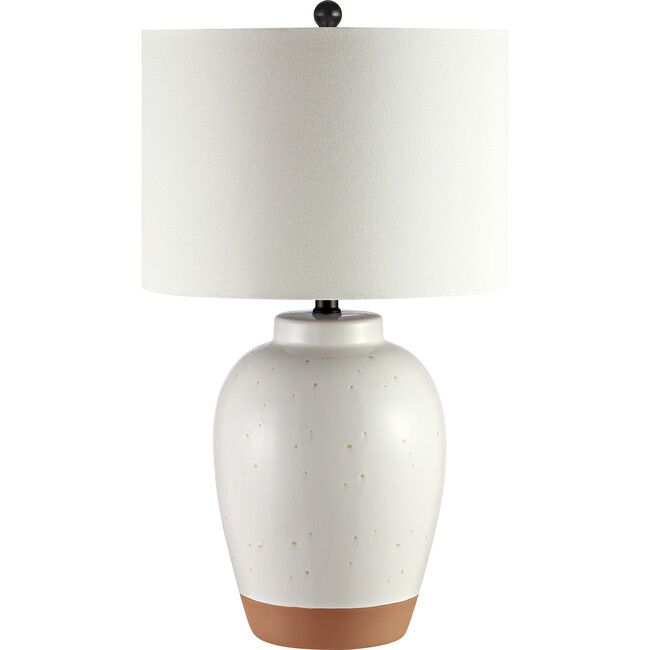 Portcia Table Lamp, White