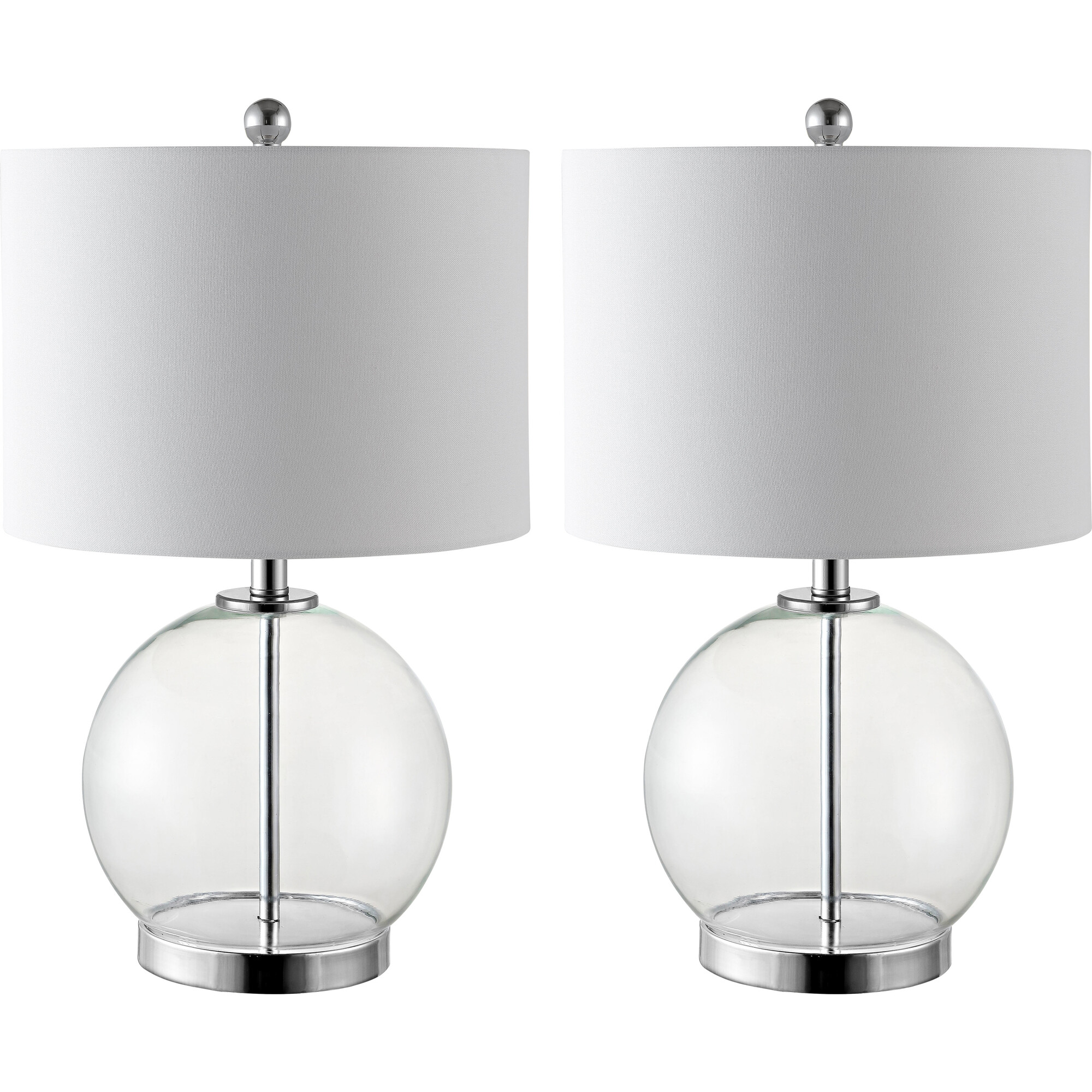Set of 2 Lonni Table Lamps, Clear - Lighting - 1