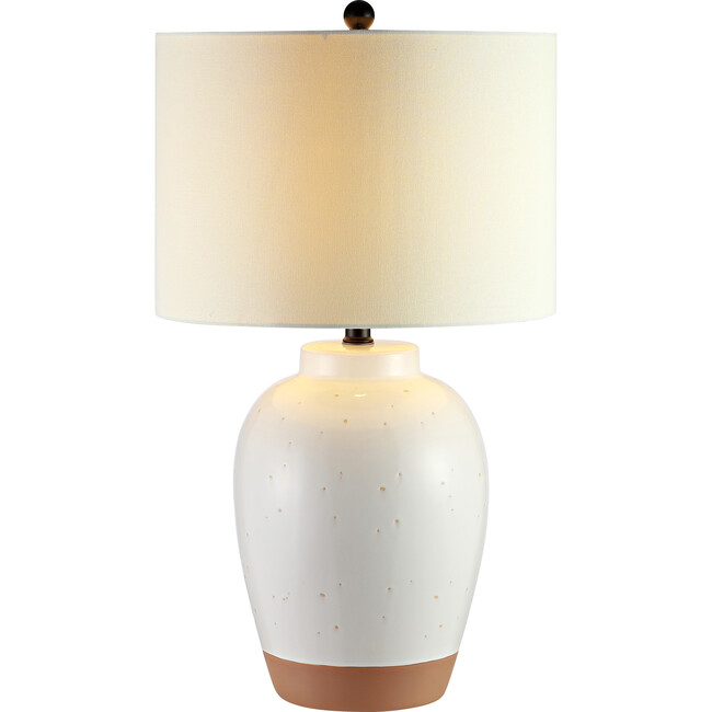 Portcia Table Lamp, White
