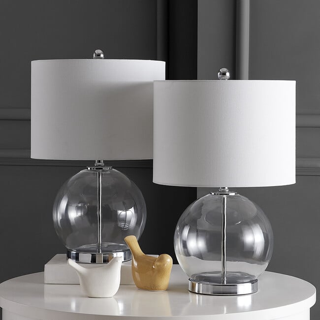 Set of 2 Lonni Table Lamps, Clear - Lighting - 2