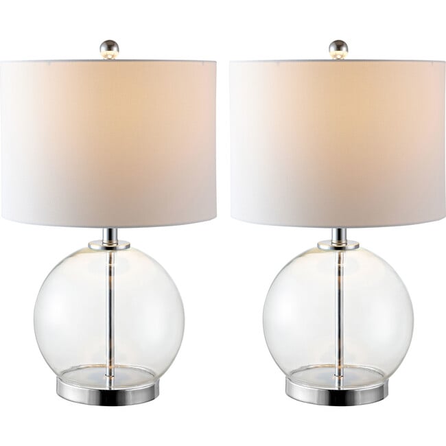 Set of 2 Lonni Table Lamps, Clear - Lighting - 3