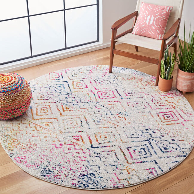 Tulum Aidy Rug, Fuchsia Multi - Rugs - 3