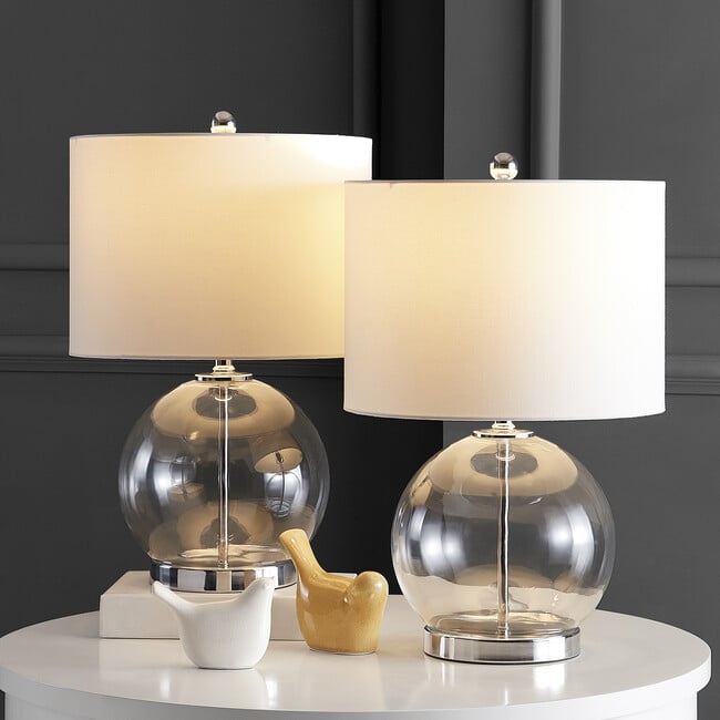 Set of 2 Lonni Table Lamps, Clear - Lighting - 4