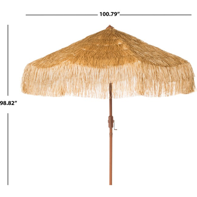 Palapa Tiki Patio Umbrella, Sand - Umbrellas - 5