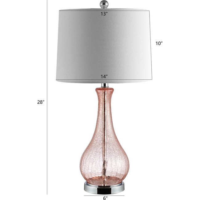 Finnley Table Lamp, Pink - Lighting - 5