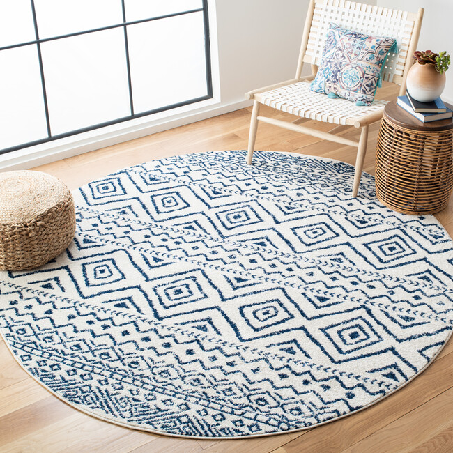 Tulum Aidy Rug, Navy - Rugs - 4