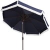 Fabia Fringed Patio Umbrella, Navy - Umbrellas - 3