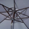 Fabia Fringed Patio Umbrella, Grey - Umbrellas - 3