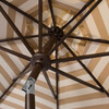 Tiana Inner Stripe Patio Umbrella, Beige - Umbrellas - 4