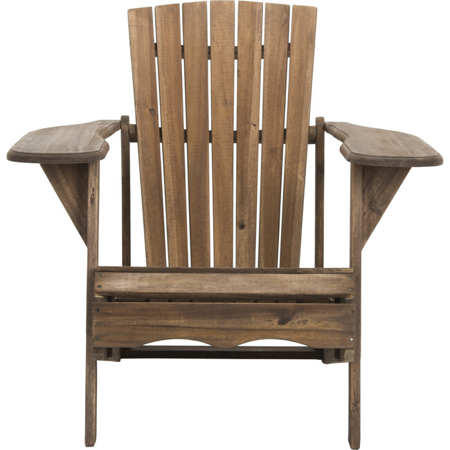 Mopani Adirondack Outdoor Chair, Rustic Brown - Outdoor Home - 1