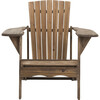 Mopani Adirondack Outdoor Chair, Rustic Brown - Outdoor Home - 1 - thumbnail