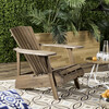 Mopani Adirondack Outdoor Chair, Rustic Brown - Outdoor Home - 2