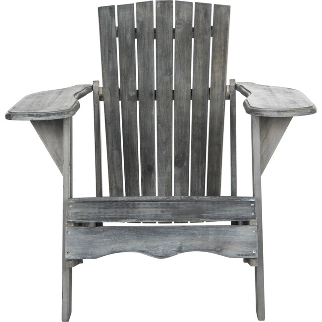 Mopani Adirondack Outdoor Chair, Soft Ash Grey