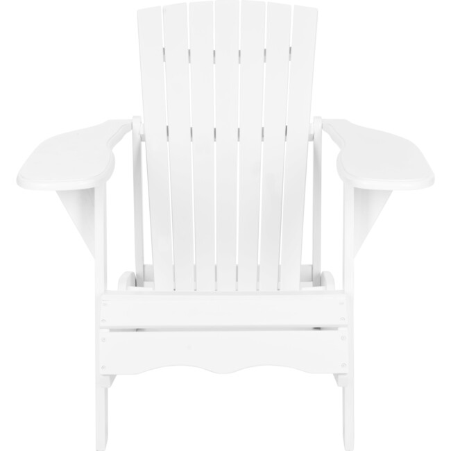 Mopani Adirondack Outdoor Chair, Clean White - Outdoor Home - 1