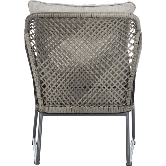 Jensen 3-Piece Rattan Outdoor Lounge Set, Steel/Grey - Outdoor Home - 6