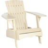 Mopani Adirondack Outdoor Chair, Soft Off-White - Outdoor Home - 3 - thumbnail