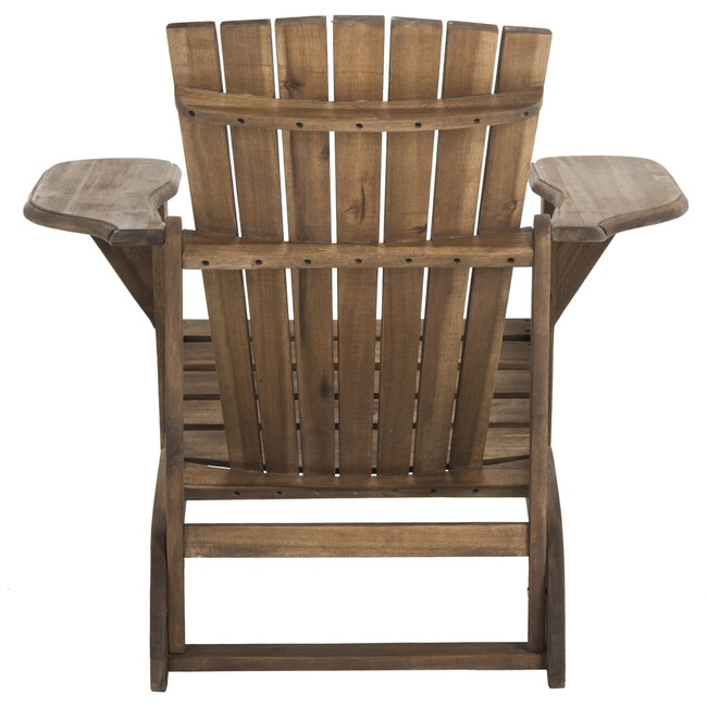 Mopani Adirondack Outdoor Chair, Rustic Brown - Outdoor Home - 5