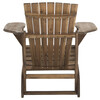Mopani Adirondack Outdoor Chair, Rustic Brown - Outdoor Home - 5 - thumbnail