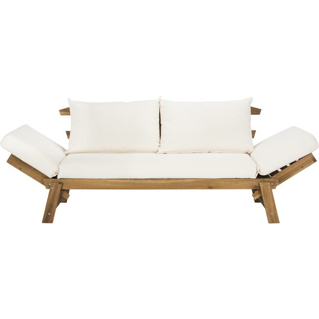 Tandra Outdoor Daybed, Natural Acacia/Beige - Outdoor Home - 3