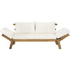 Tandra Outdoor Daybed, Natural Acacia/Beige - Outdoor Home - 3