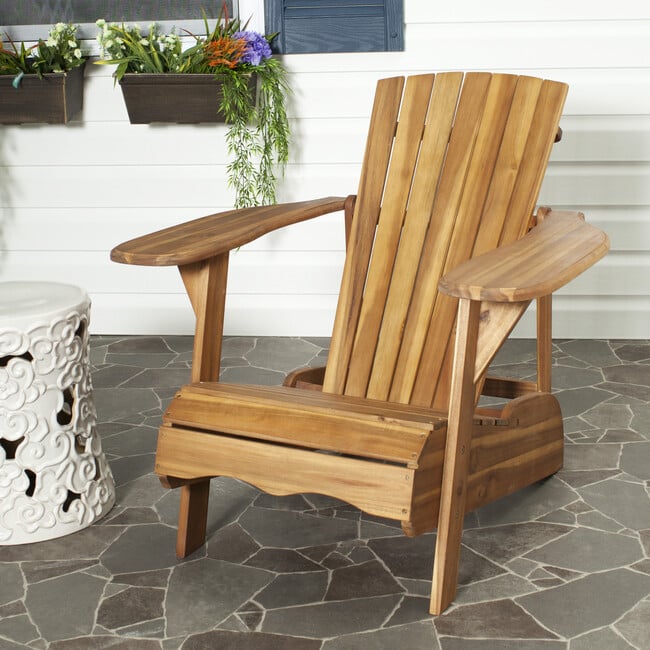 Mopani Adirondack Outdoor Chair, Rich Natural - Outdoor Home - 2