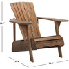 Mopani Adirondack Outdoor Chair, Rustic Brown - Outdoor Home - 8 - thumbnail