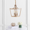 Larton 3-Light Pendant, Gold - Lighting - 3