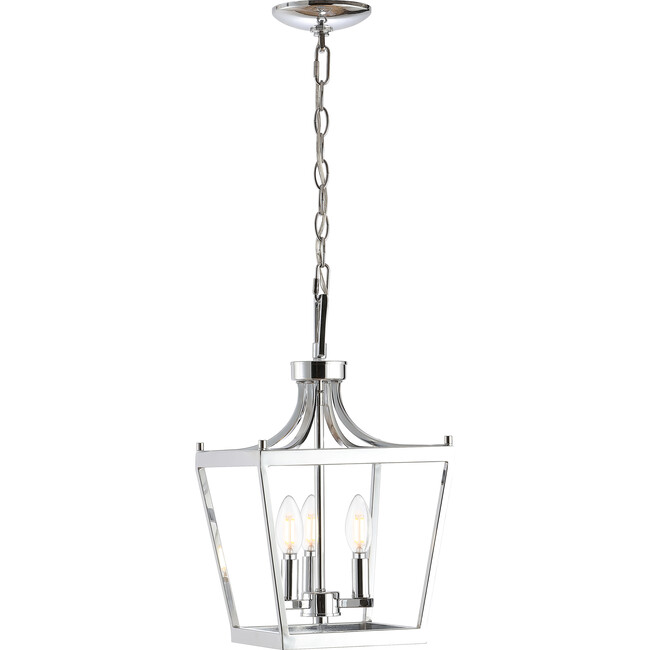 Larton 3-Light Pendant, Chrome - Lighting - 2