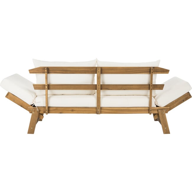 Tandra Outdoor Daybed, Natural Acacia/Beige - Outdoor Home - 7