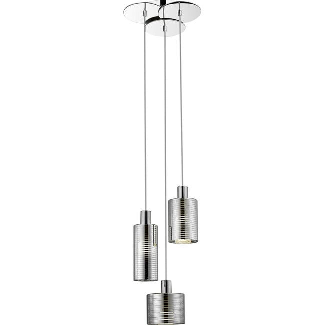 Ranlon Pendant, Chrome - Lighting - 4