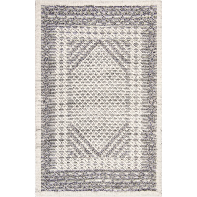 Natura Ellis Rug, Cream/Navy - Rugs - 2