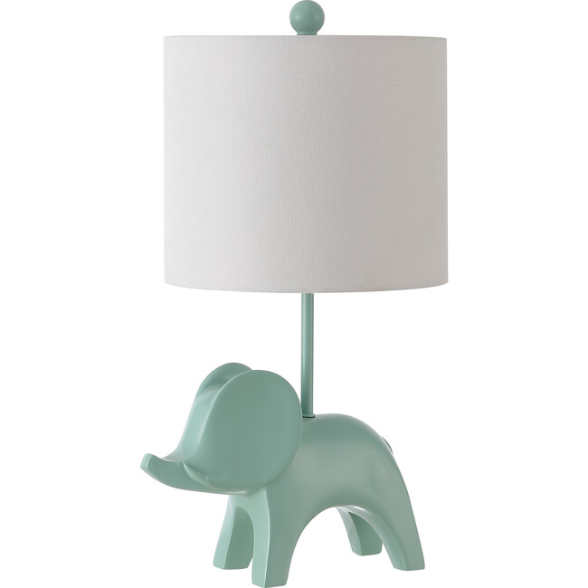 Ellie Elephant Lamp, Aqua - Lighting - 1