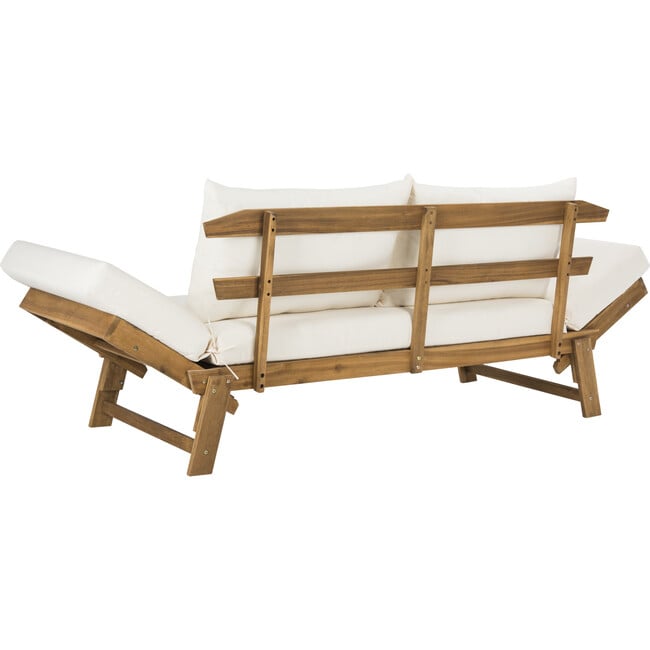 Tandra Outdoor Daybed, Natural Acacia/Beige - Outdoor Home - 8