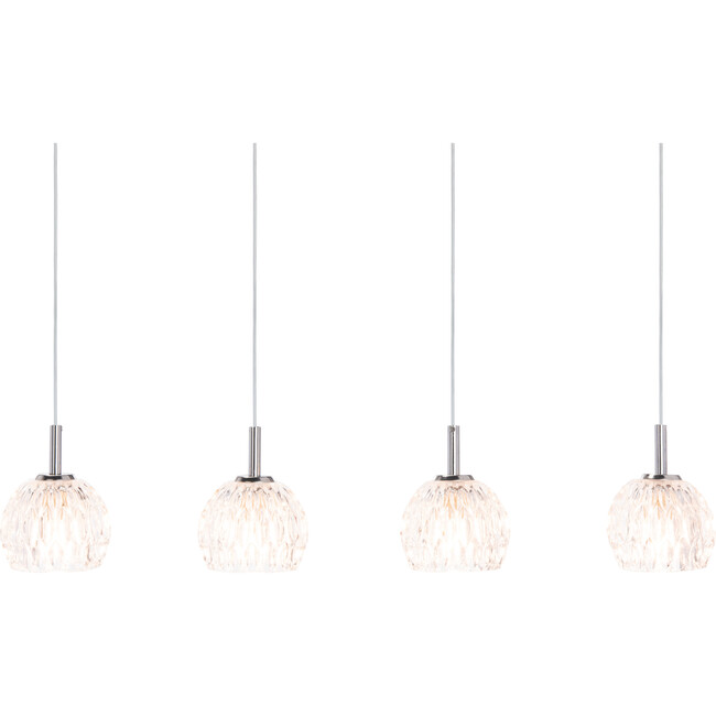 Lanson Pendant, Chrome/Crystal - Lighting - 4