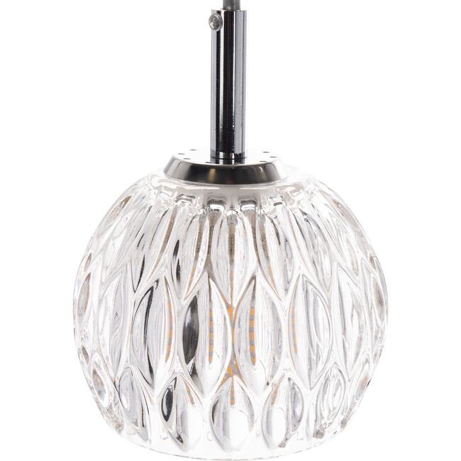Lanson Pendant, Chrome/Crystal - Lighting - 5
