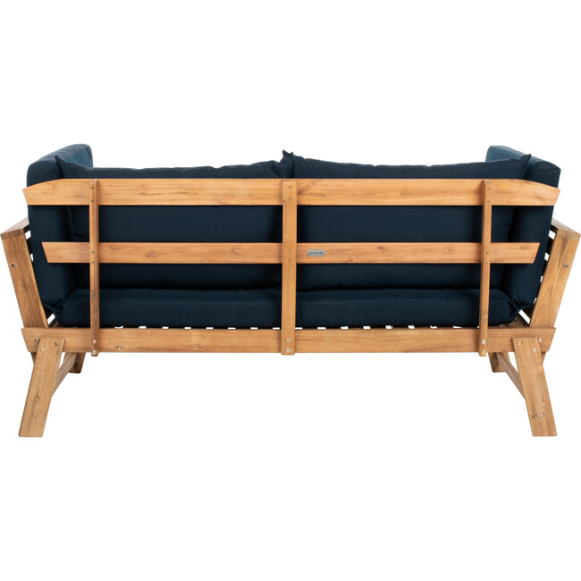 Tandra Outdoor Daybed, Natural Acacia/Navy - Outdoor Home - 7