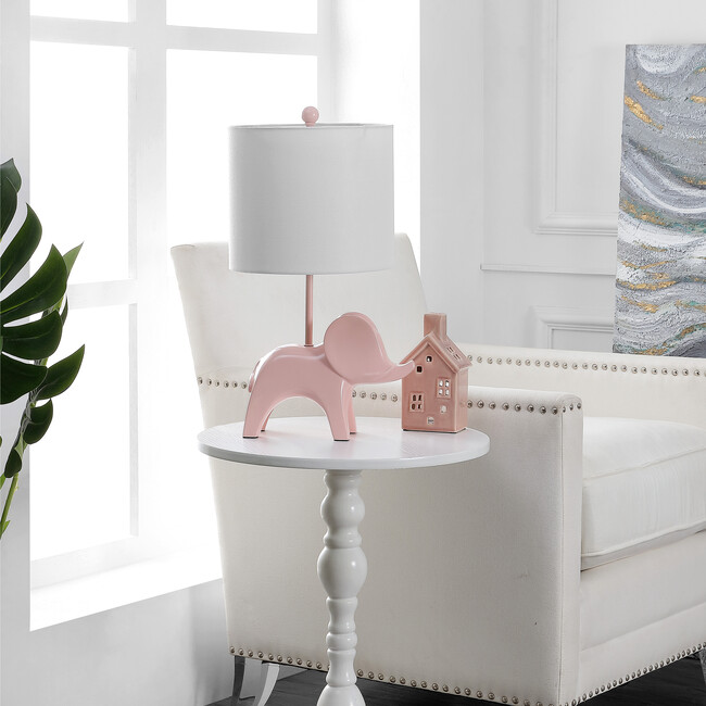 Ellie Elephant Lamp, Rose - Lighting - 3