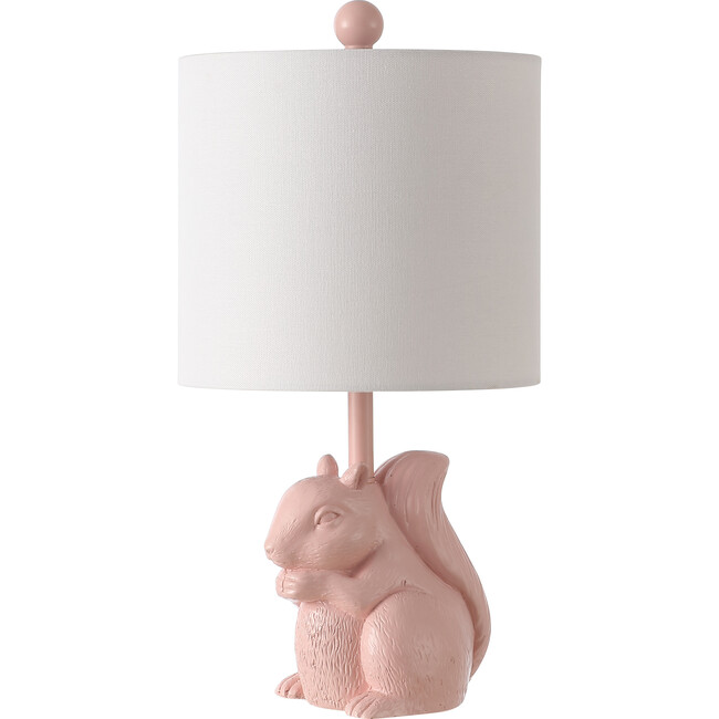 Sunny Squirrel Lamp, Rose